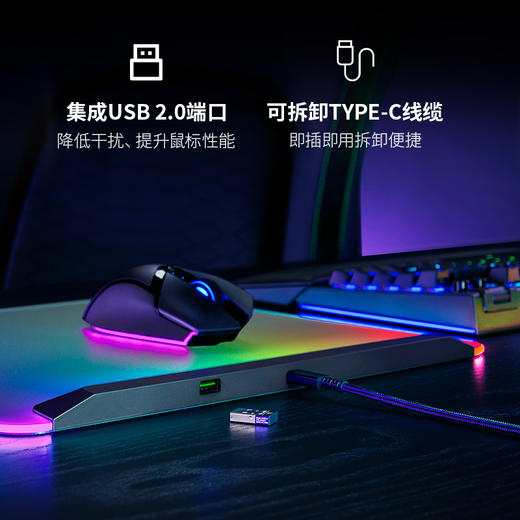 Razer雷蛇烈焰神虫V2 Pro专业版鼠标垫【雷蛇官方直营，2年有限质保】 商品图4