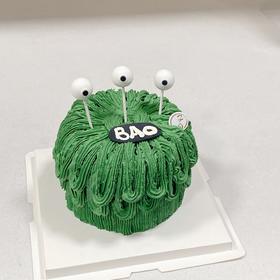 小怪兽（提前6小时预订/深色奶油略微发苦/进口食用色素染色均属正常 /食用时也可以刮去深色部分/介意慎拍）