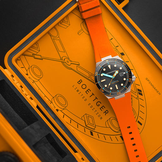 新款|英国SPINNAKER三角帆自动机械表Boettger套装潜水夜光5083 商品图2