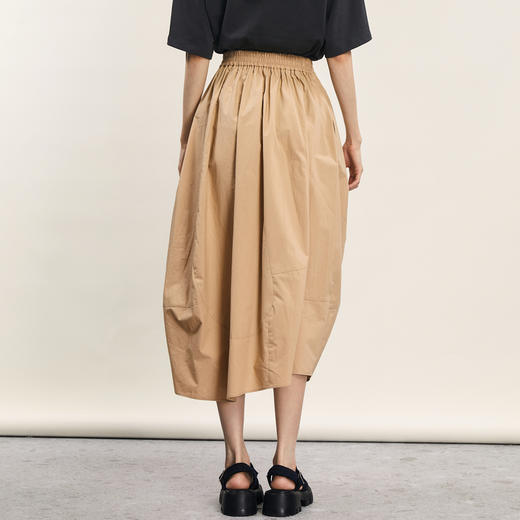 谜底花苞裙半身裙2024年夏季新款时尚设计感通勤长半裙242MB0576 商品图2