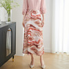 米思阳2026春新款时尚粉色印花中长裙顺滑显瘦百搭半身裙1814 商品缩略图4
