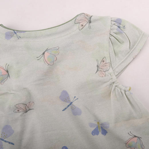 棉果果夏季新品纯棉女童国风连体衣M222720424203 商品图4