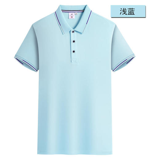 190克超爽兰精棉间色翻领上衣polo衫   ZT-99211# 商品图3