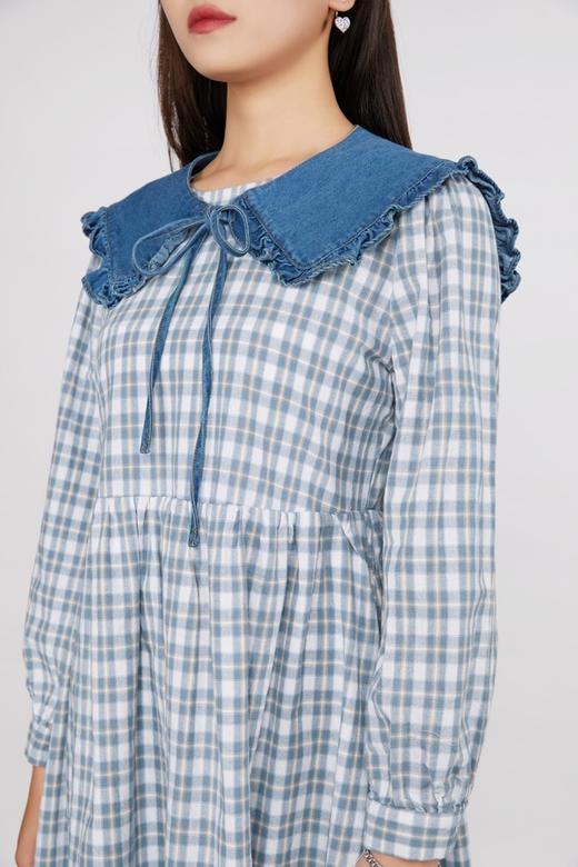 ANSUABEL 可拆卸牛仔领披肩连衣裙 11341 商品图3