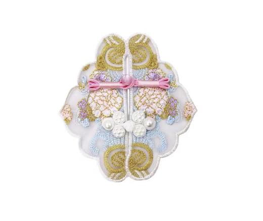 【盘扣流苏系列】云锦刺绣贴片/琵琶扣/七珠盘扣/一字长尾扣 商品图6