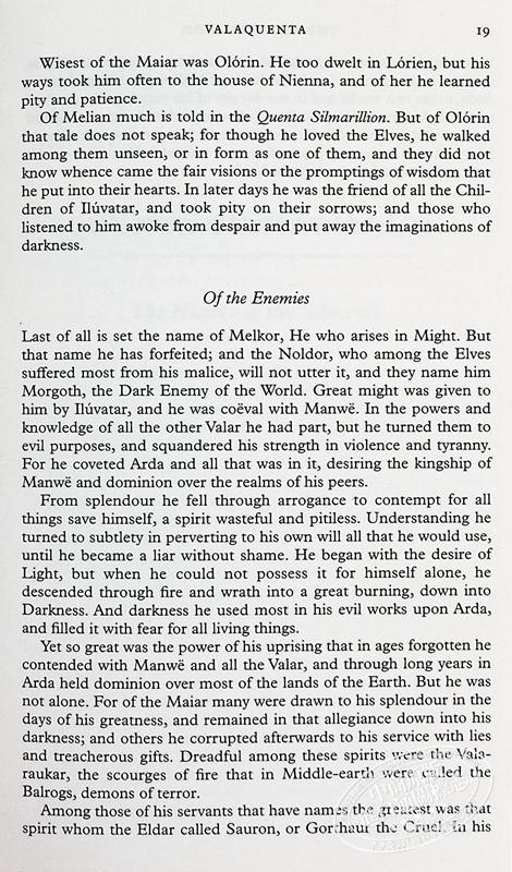 【中商原版】精灵宝钻 豪华版 The Silmarillion 英文原版 J R R Tolkien 托尔金 奇幻小说 商品图8