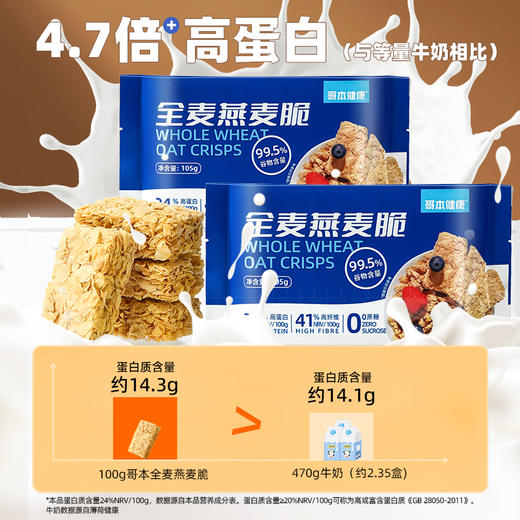 哥本优选❤哥本健康全麦燕麦脆【不可用券】 商品图5