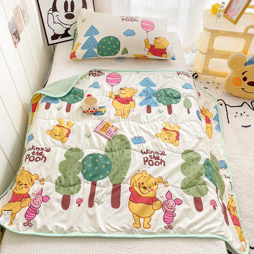 【整张羽丝棉填充，轻薄不压身~！】水洗棉儿童空调被A类卡通迪士妮夏被，洛卡棉夏凉被子幼儿园夏被，手感细腻柔软，呵护您的美好睡眠-QQ 商品图14