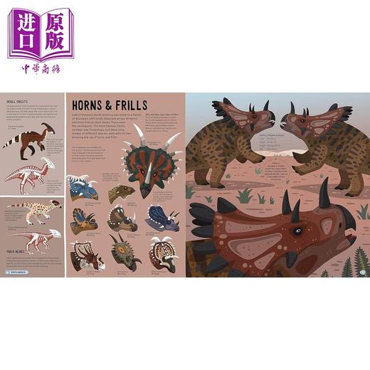 预售 【中商原版】恐龙图谱The Atlas of Diabolical Dinosaurs英文原版 儿童科普绘本 科学知识百科图画书 精装进口儿童读物7-12岁 商品图2