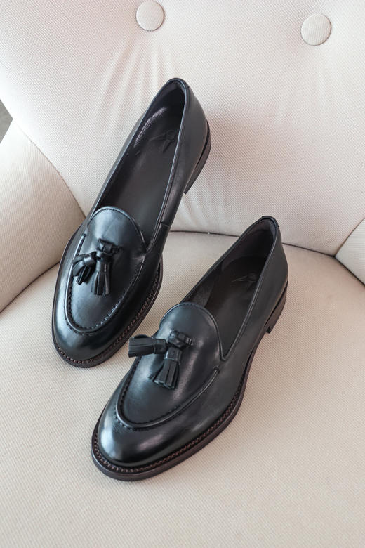 英伦流苏真皮乐福鞋 商品图5