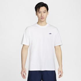 Nike/耐克短袖男夏季新款运动白色圆领刺绣鞋标T恤FV3752-100