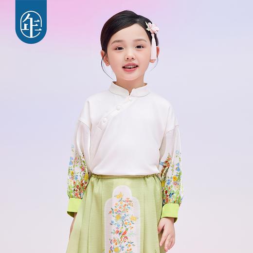 【花漾年华衬衫】年衣女童新中式衬衫新款儿童国风长袖衬衣 商品图1