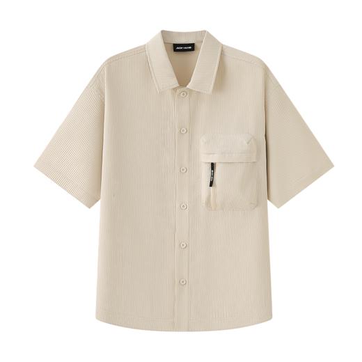 【黄子韬同款】YKYB黄子韬工装短袖衬衫中性2025夏季新款小众别致外套潮牌衬衣女 商品图4