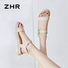 ZHR则则厚底运动凉鞋女2024年新款夏季百搭耐磨软底沙滩罗马鞋 商品缩略图5