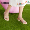 Safiya/索菲娅2024年仙女风水钻露趾百搭单鞋外穿套脚休闲凉鞋 SF42115041 商品缩略图2