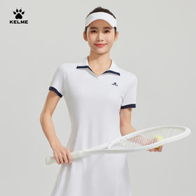 kelme城市网球系列女针织连衣裙