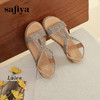 Safiya/索菲娅 2024夏季新品波西米亚闪钻复古露趾度假休闲罗马鞋凉鞋SF32115047/SF42115347 商品缩略图4
