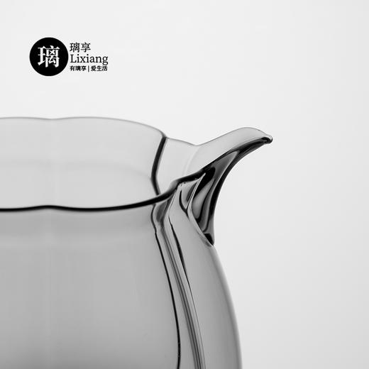 璃享 梅花玻璃公道杯高档茶具新款凤玉茶海单个加厚耐热高级分茶器茶漏 商品图3