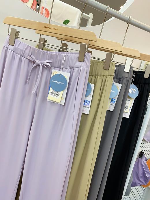 松植屋夏季女款垂感冰丝防晒裤阔腿裤 冰感面料 轻薄，弹性大，柔软，透气，抗勾丝 商品图2