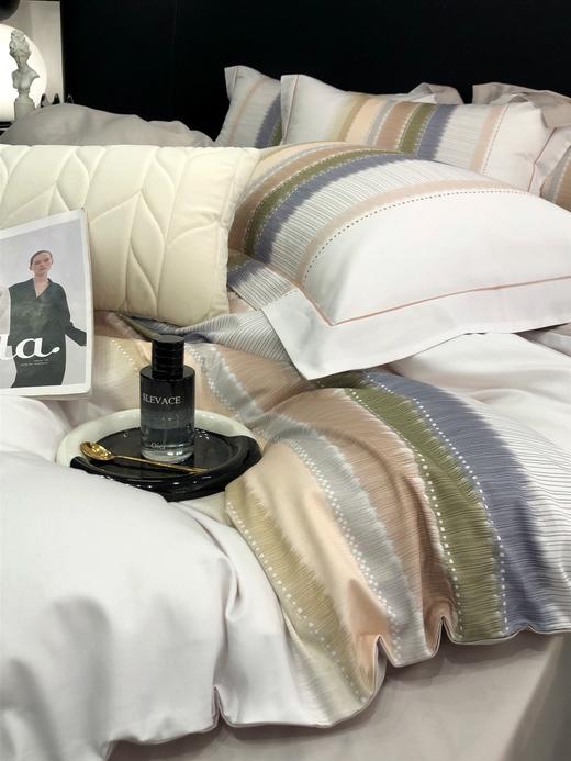 利路米新款 长绒棉与艾草纤维织造而成 时尚条纹 商品图2