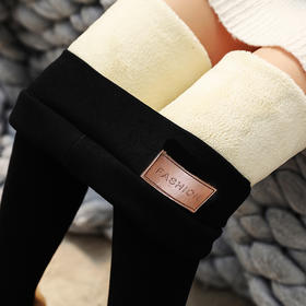 服饰鞋包-新款冬季一体加绒加厚外穿保暖羊羔绒打底裤