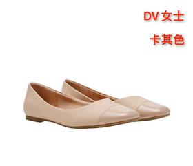 DV女士简约单鞋，女鞋夏秋新款休闲单鞋，这款单鞋仙女们一定要pick~ 简约大方的款式，无敌百搭，喜欢的不要错过，头部拼接亮皮设计超好看的，可盐可甜！美国代购，无中文标签，介意慎拍! M