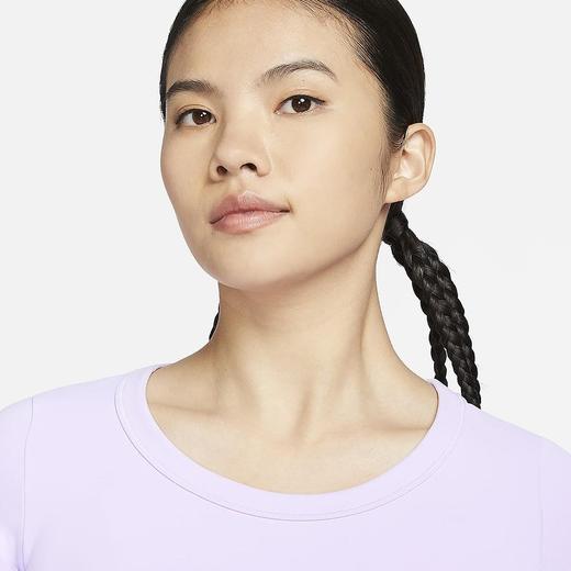 【小码特惠】Nike/耐克ONE DRI-FIT女子上衣速干短袖夏短款针织衫运动T恤FN2805-512 商品图2