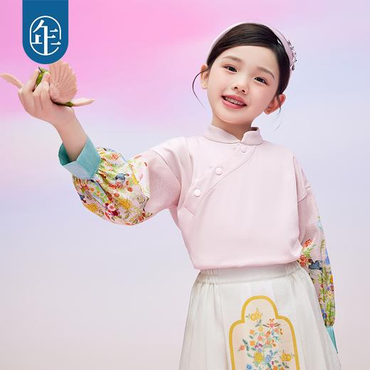 【花漾年华衬衫】年衣女童新中式衬衫新款儿童国风长袖衬衣 商品图2