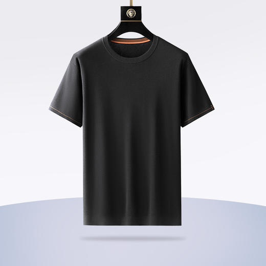 【桑蚕丝】【DWP】大依优型大码高品质短袖T恤加肥加大男士大号弹力透气舒适半袖 商品图1