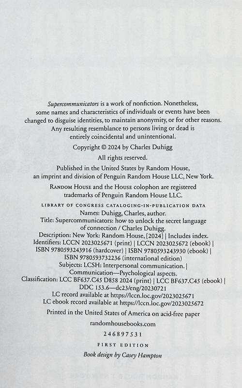 【中商原版】超级沟通者 Supercommunicators 英文原版 Charles Duhigg 国家新闻奖得主 沟通 社交技能 自我提升 商品图5