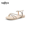 Safiya/索菲娅2024年仙女风水钻露趾百搭单鞋外穿套脚休闲凉鞋 SF42115041 商品缩略图4