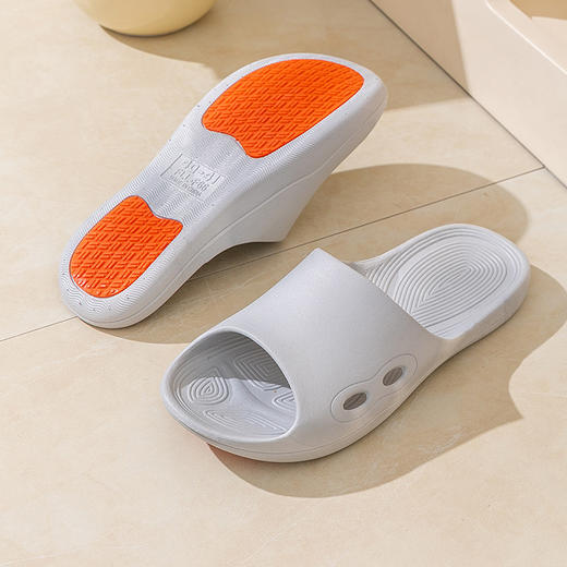 【轻松穿脱，亲肤细腻！】新型款老年人拖鞋女，轻便柔静音实用，室内家居男士浴室卫生间洗澡！ 商品图7