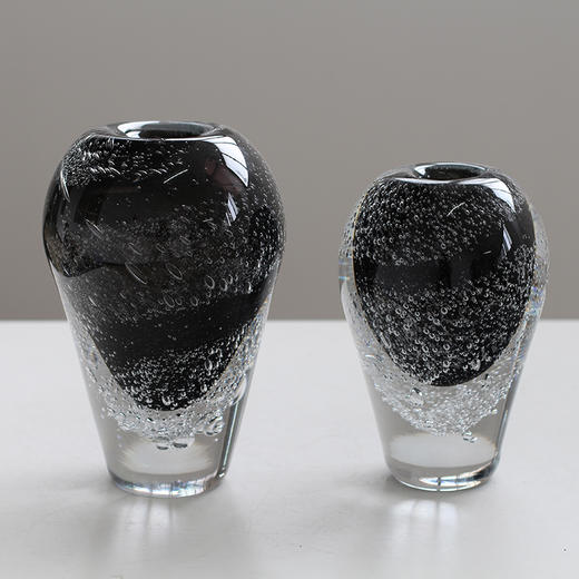 创意简约不规则气泡琉璃花瓶售楼部样板房卧室书房家居饰品批发 商品图0
