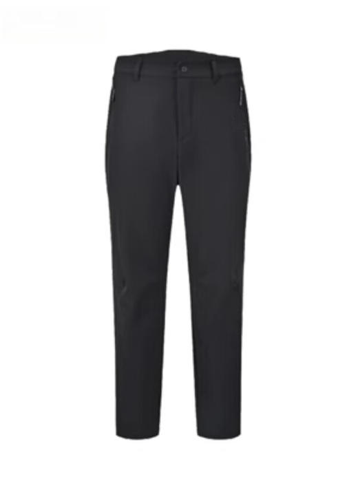 探路者（TOREAD）软壳裤2024春夏男女软壳长裤徒步休闲裤TAMMAM81023/82024 TAMMAM81023-G01X黑色 商品图2