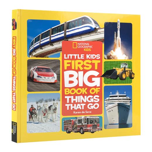 英文原版绘本 美国国家地理交通工具Little Kids First Big Book of Things That Go全英文版 商品图3