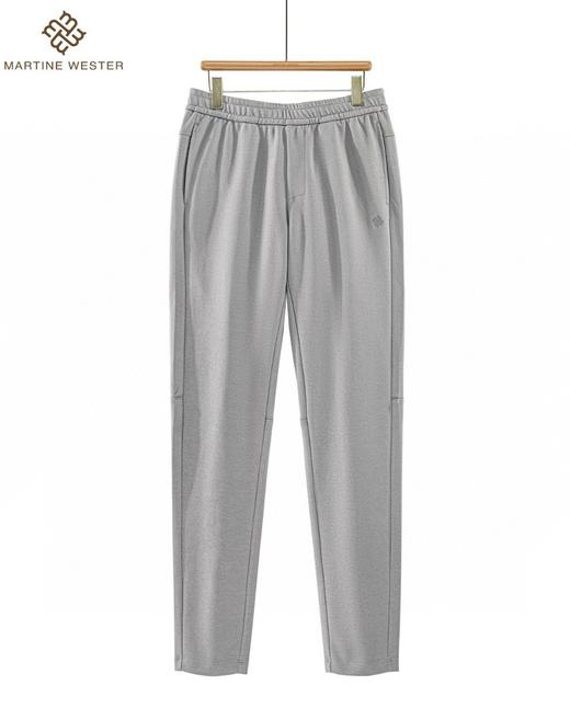 Martine Wester男小米阶梯针织面料松紧腰直筒慢跑裤 11113563 简洁锥腿裤型 商品图1