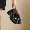 OLD-930厚底小皮鞋秋季新款黑色学院英伦风jk鞋子女系带休闲单鞋 商品缩略图6