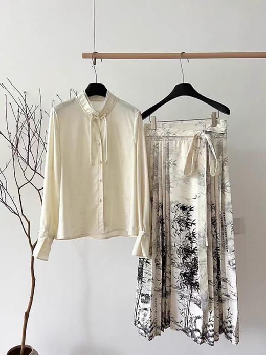 Avann改良水墨马面裙 商品图1