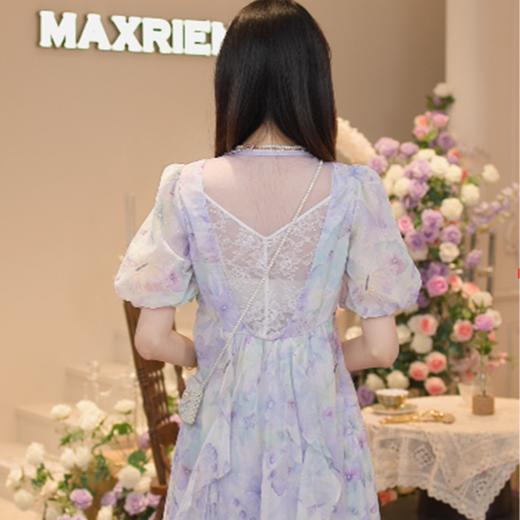蝴蝶仙紫系列3.0MAXRIENY森系精灵连衣裙印花公主裙(货号:MS85DR060) 商品图2