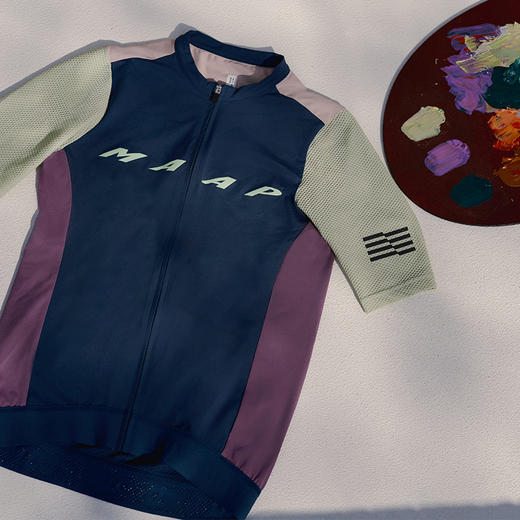 MAAP 男士 Evade Off Cuts Pro Jersey Spruce Mix特别版限量款短袖骑行服 商品图4