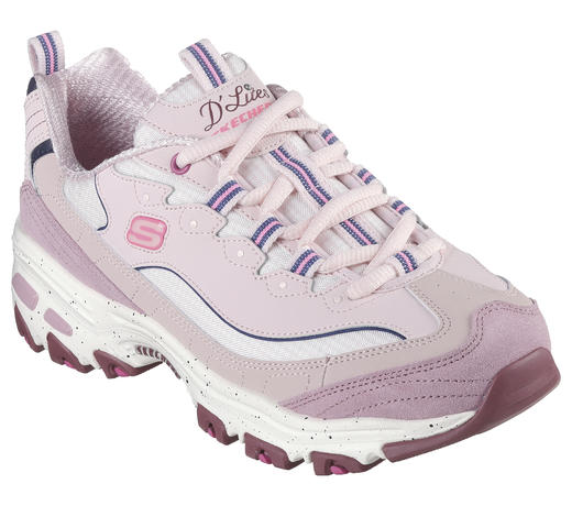 草莓🍓奶昔色有折！Skechers D'Lites 女款熊猫鞋老爹鞋 商品图2