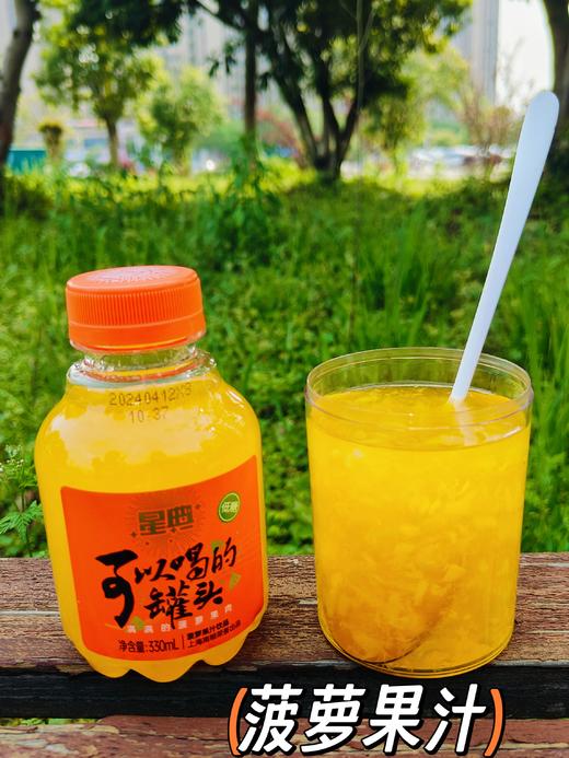 十送一活动 | 菠萝果粒果汁 【看得见的菠萝颗粒】 330ML/瓶 保质期12个月【日期批次为6月21日】 商品图6