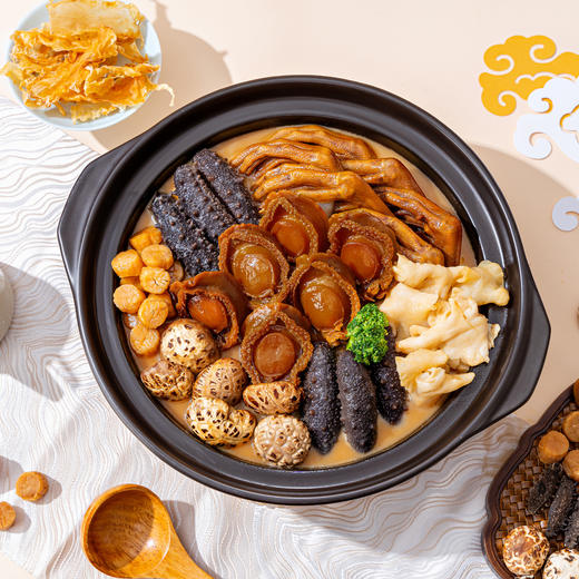 【文火慢炖】森萃堂鲍汁团圆佛跳墙 1500g 商品图4