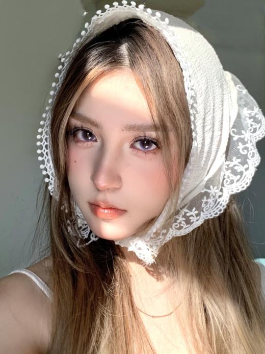 loveiikira 粉兔兔/蓝悠悠/芋波波 很温柔 14.5mm 半年抛美瞳两片装 粉/蓝/紫 商品图8