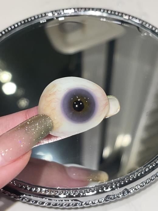 loveiikira 粉兔兔/蓝悠悠/芋波波 很温柔 14.5mm 半年抛美瞳两片装 粉/蓝/紫 商品图10