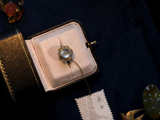 夜曲 |  茅台级玻璃种白蛋戒指 商品图3