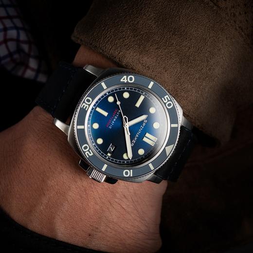 英国SPINNAKER三角帆HULL复古自动机械手表潜水陶瓷圈夜光SP5088 商品图2