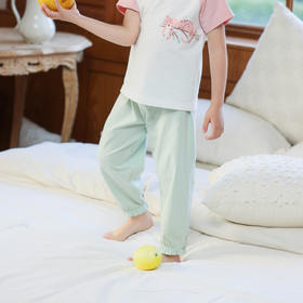 棉果果夏季新品5A抗菌纯棉80-130码女童九分裤M221208224357