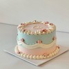 复古粉蓝裱花蛋糕 商品缩略图2