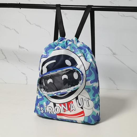 【俏皮可爱，独立鞋仓儿童游泳收纳包！】游泳包儿童干湿分离防水收纳袋 男女童运动便携可爱 卡通沙滩双肩包！-QQ 商品图5